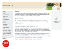 Tablet Screenshot of pescetarianlife.com